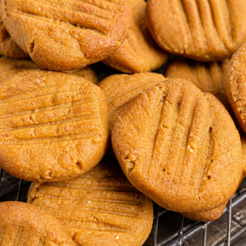 Pumpkin Peanut Butter Dog Biscuits