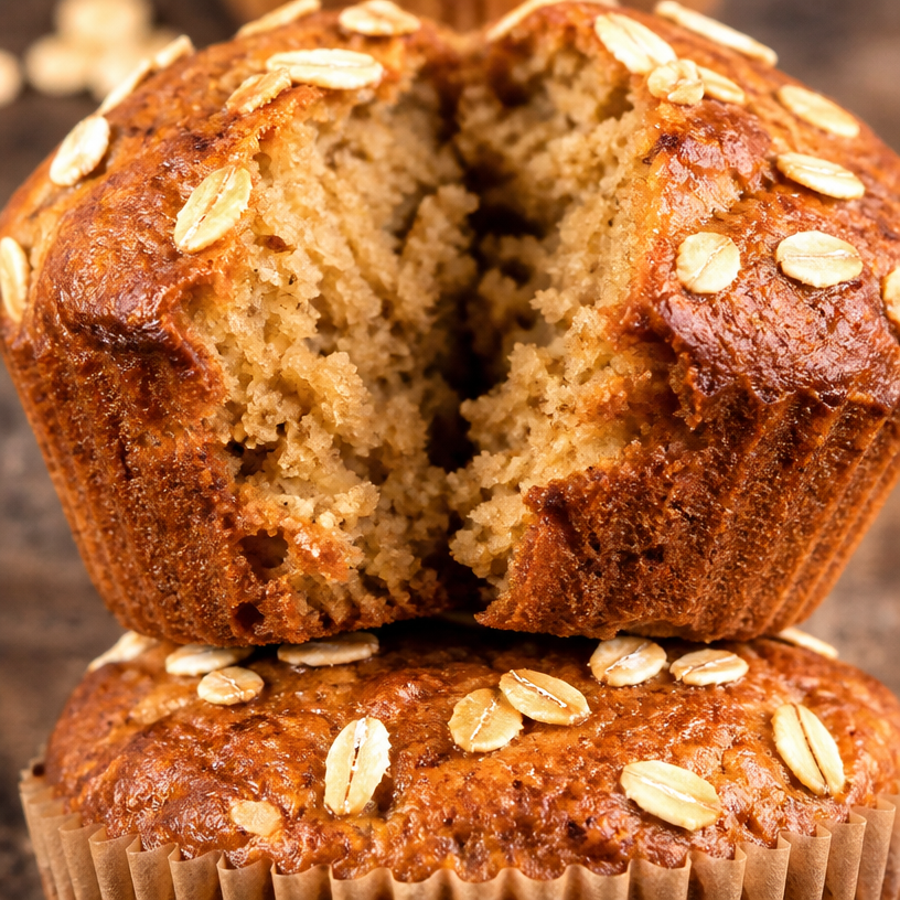 Banana Oatmeal Muffins