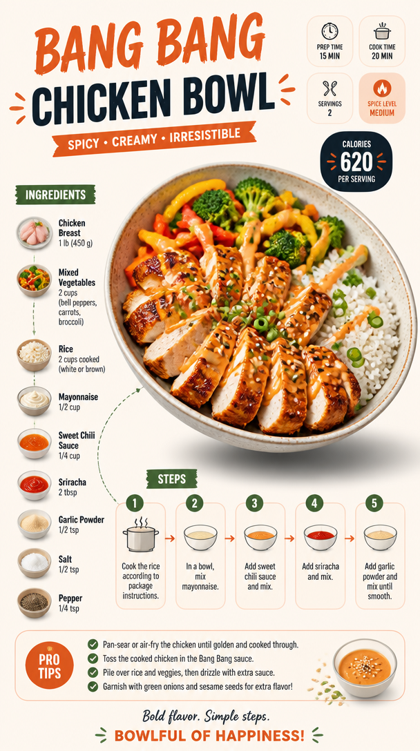 Bang Bang Chicken Bowl