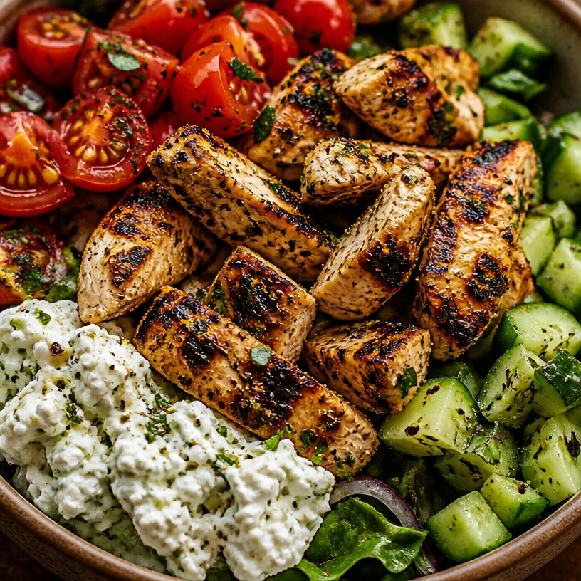 Greek Chicken Bowls