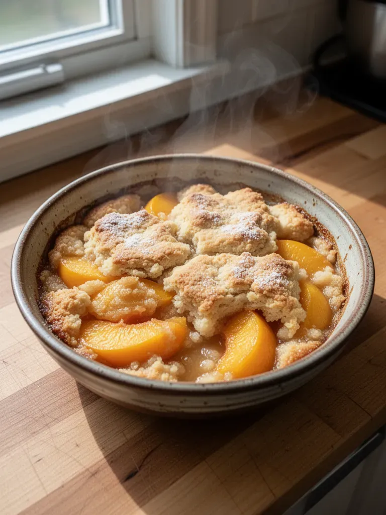 SOUTHERN PEACH COBBLER