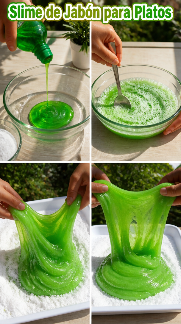 Slime de Jabón para Platos