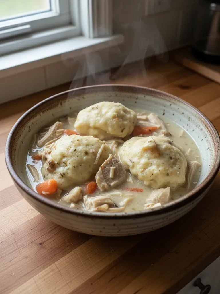 The Best Old Fashioned Chicken and Dumplings
