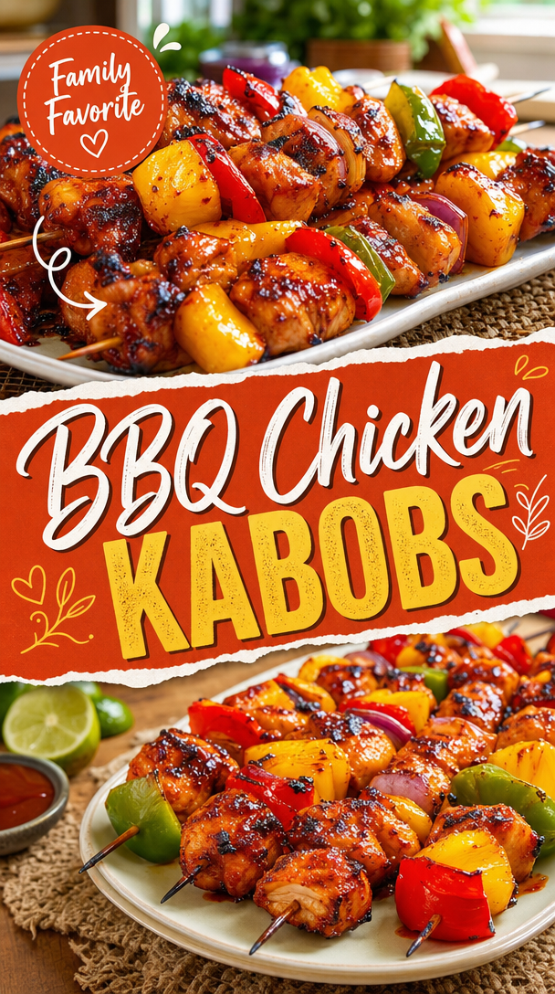 BBQ Chicken Kabobs