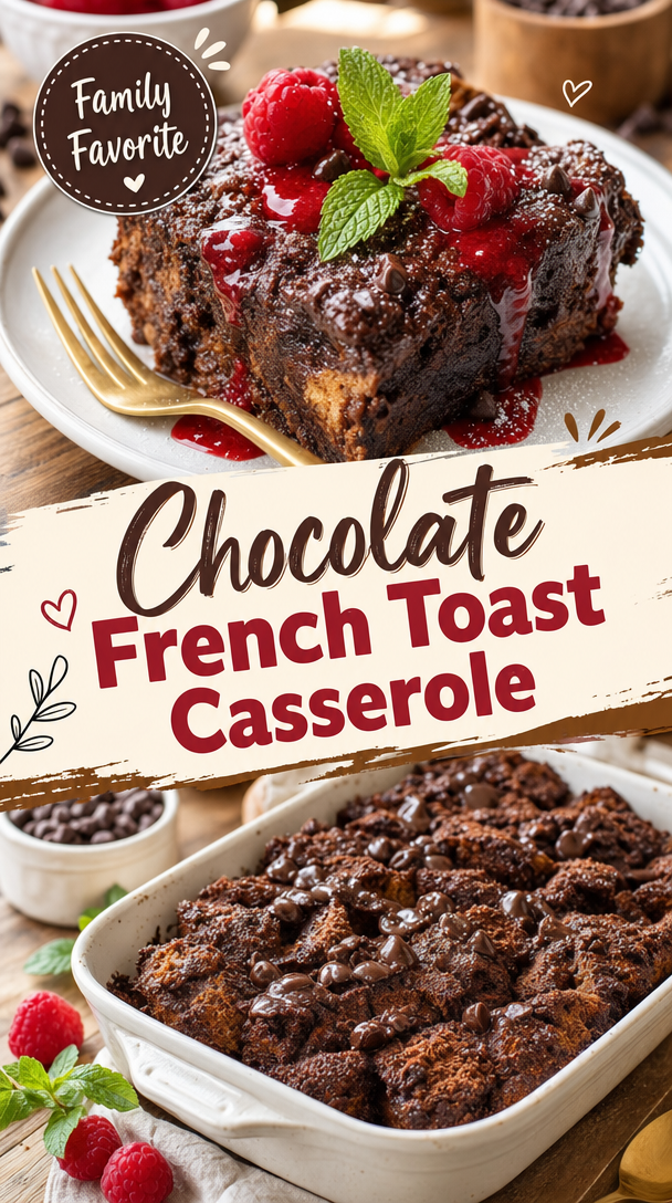 Chocolate French Toast Casserole