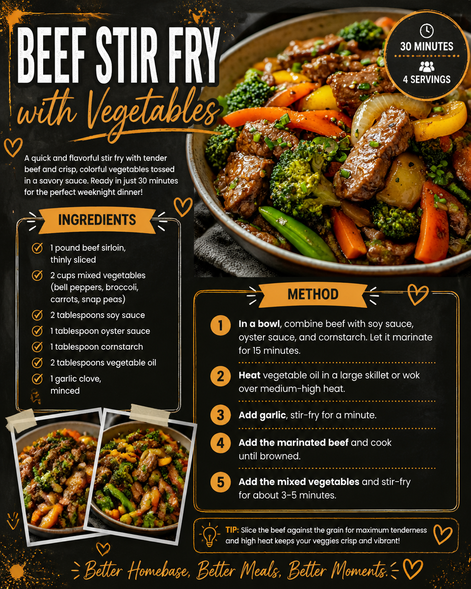 Beef Stir Fry with Vegetables