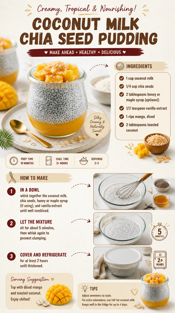 Coconut Milk Chia Seed Pudding