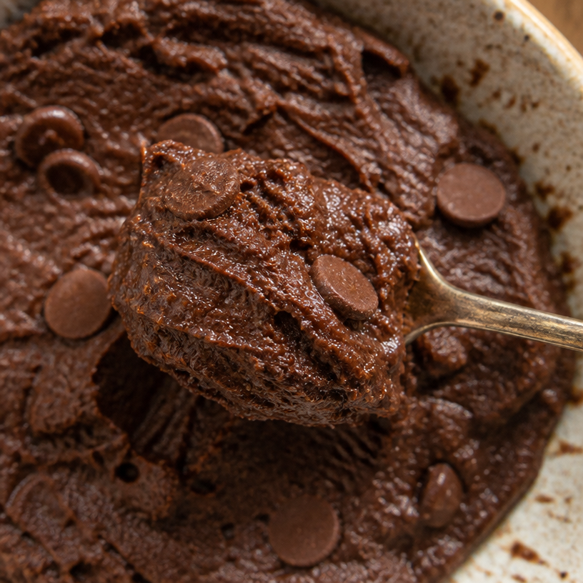 Edible Chickpea Brownie Batter