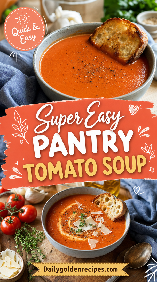 Super Easy Pantry Tomato Soup