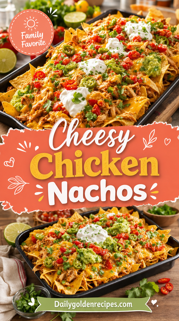 Cheesy Chicken Nachos