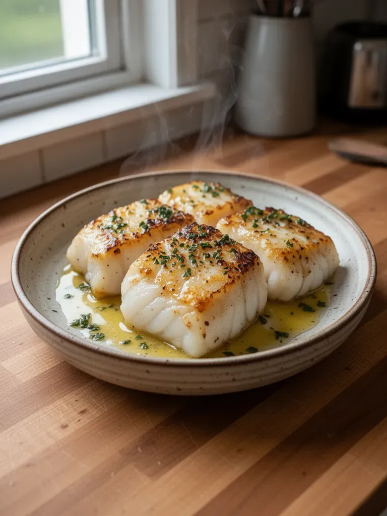 Lemon Butter Sautéed Cod