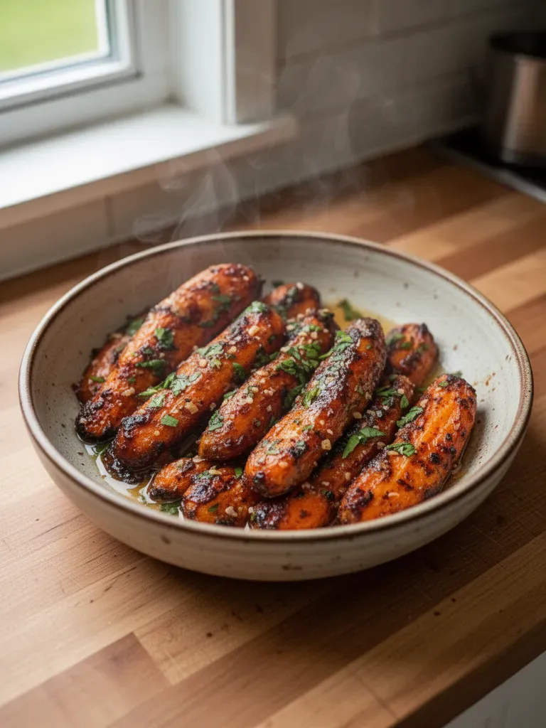 Honey Garlic Butter Carrots