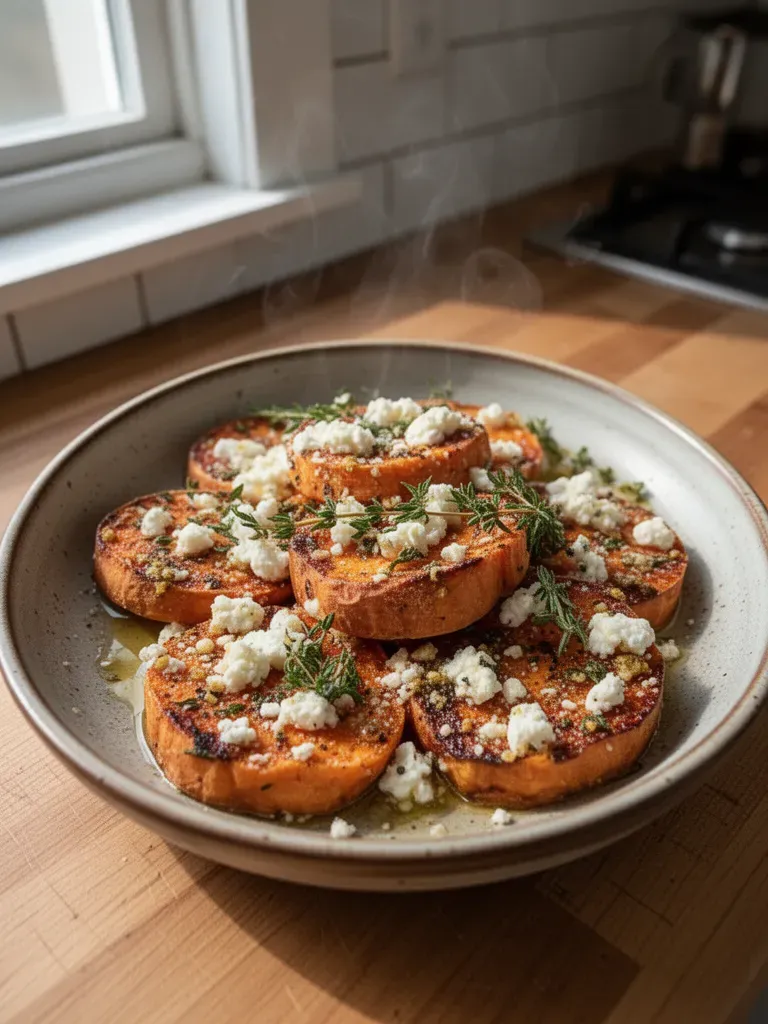 Roasted Sweet Potato Rounds
