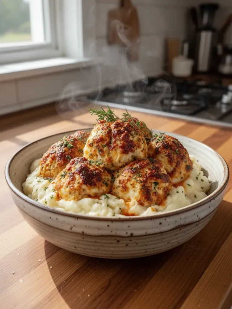 Parmesan Cloud Chicken Bombs