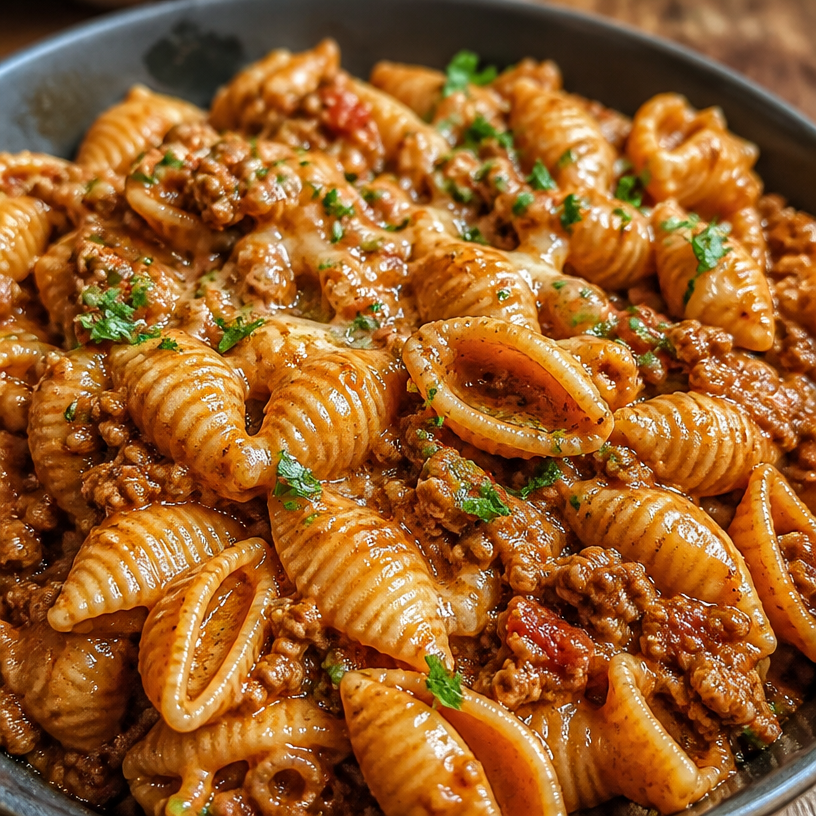 High Protein Taco Pasta