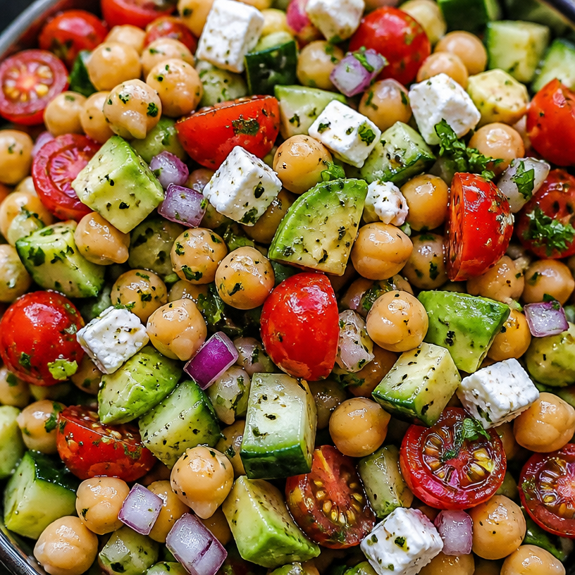 Chickpea Salad Recipe - NatashasKitchen.com