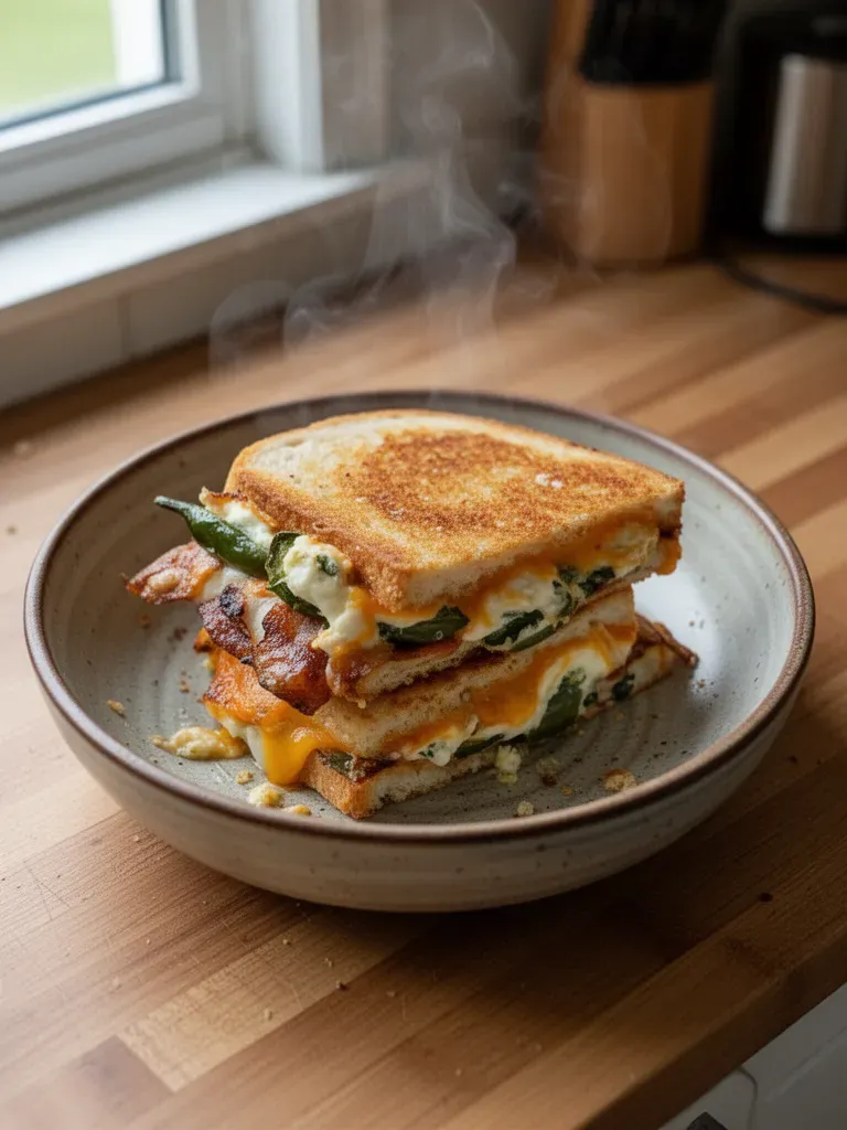 Jalapeno Popper Grilled Cheese