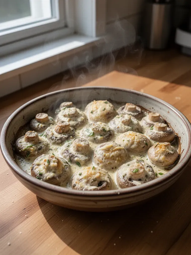 Garlic Parmesan Mushrooms