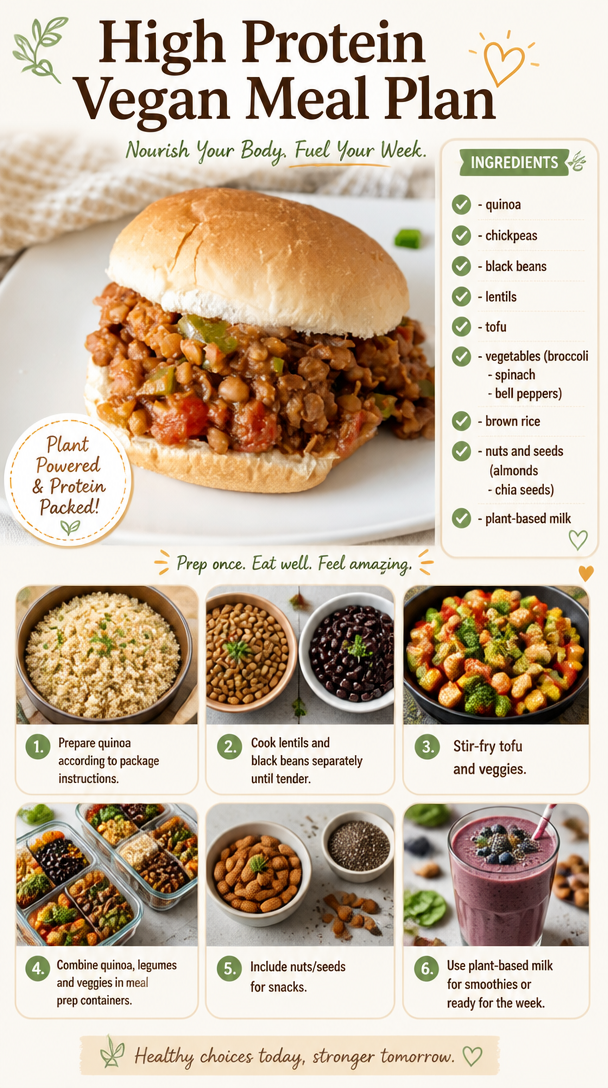 High Protein Vegan Meal Plan
