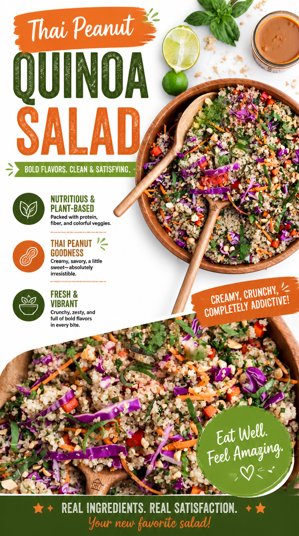 Thai Peanut Quinoa Salad