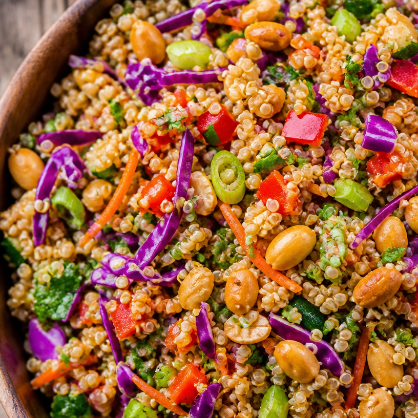Thai Peanut Quinoa Salad