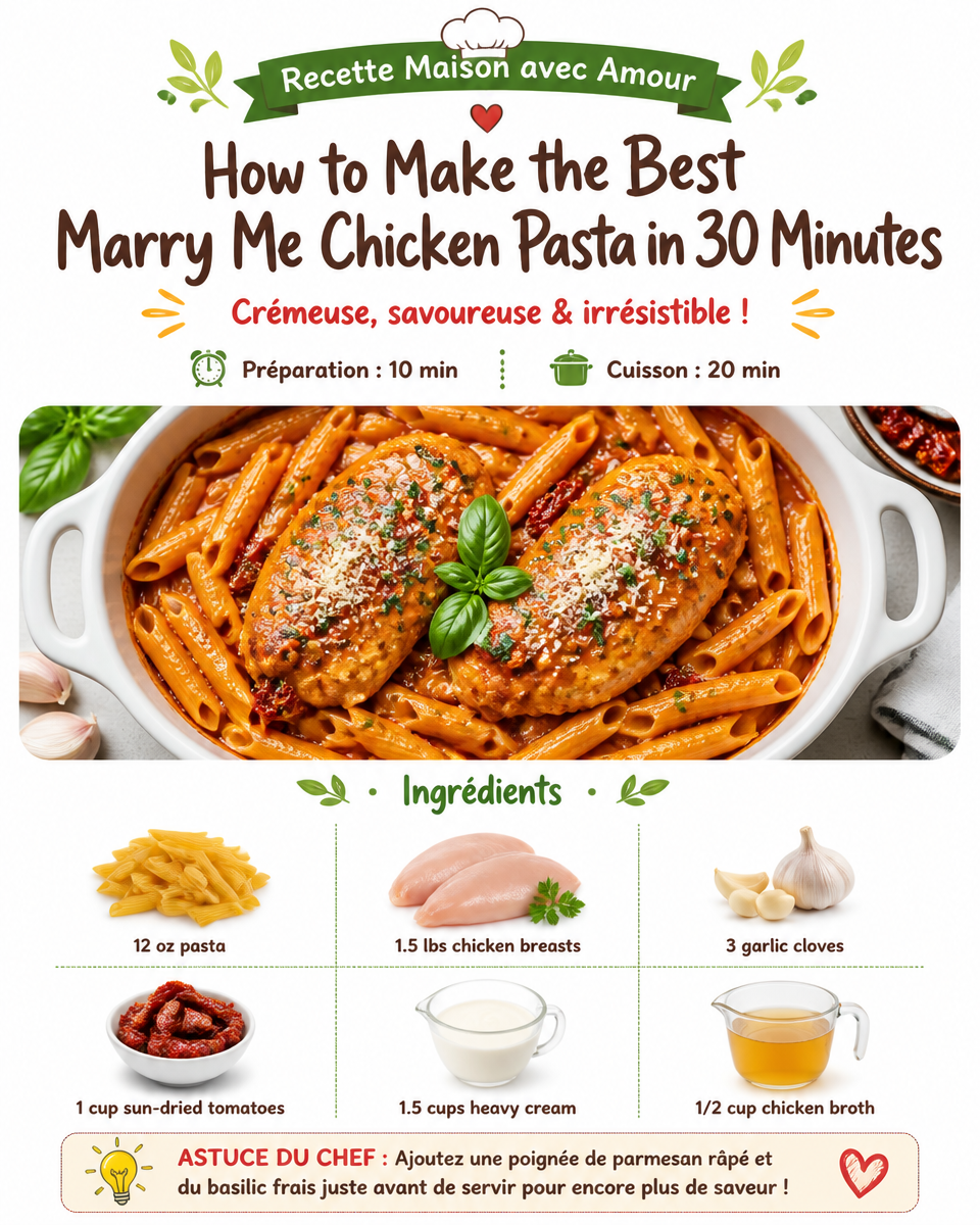 How to Make the Best Marry Me Chicken Pasta in 30 Minutes