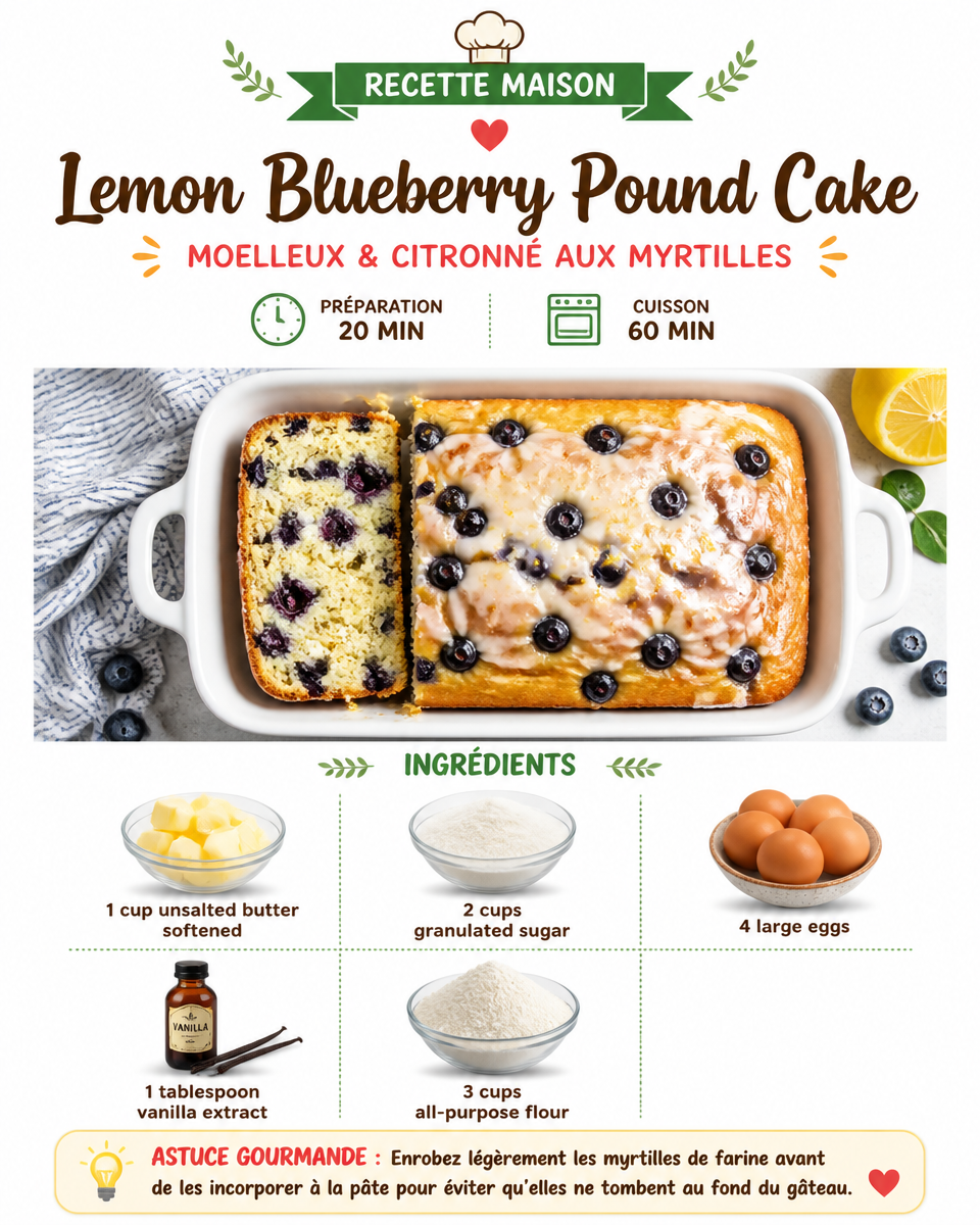 Lemon Blueberry Pound Cake