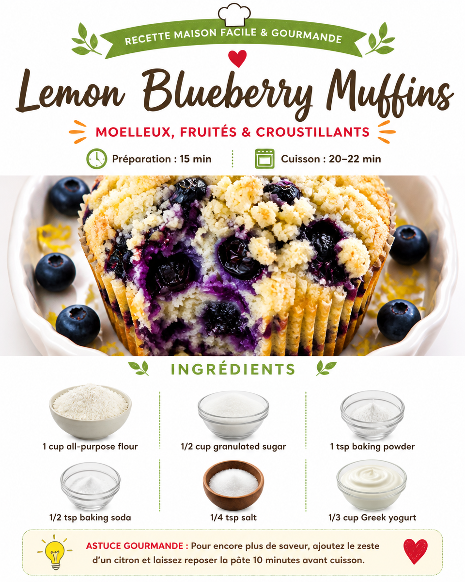 Lemon Blueberry Muffins
