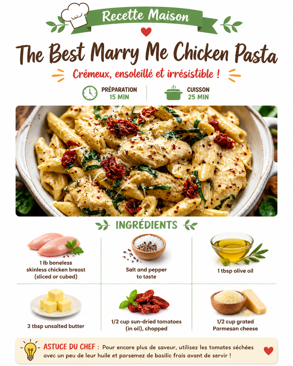 The Best Marry Me Chicken Pasta