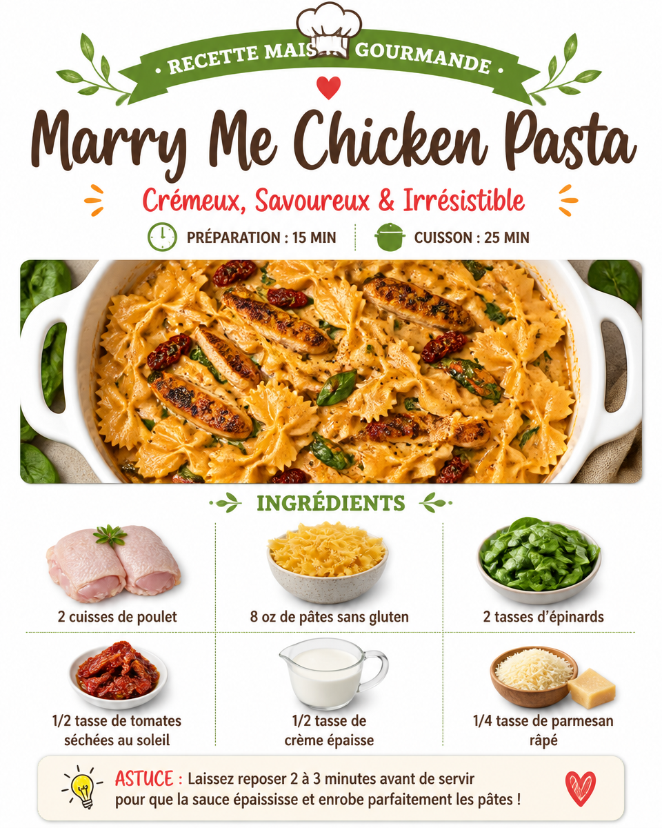 Marry Me Chicken Pasta