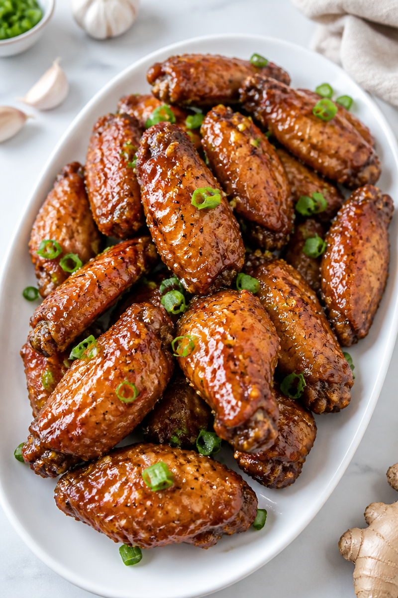 Crispy Honey Garlic Chicken Wing Airfryer Recipe
