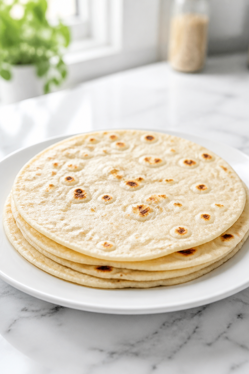 Healthy Gluten Free Cassava Flour Tortilla Recipe