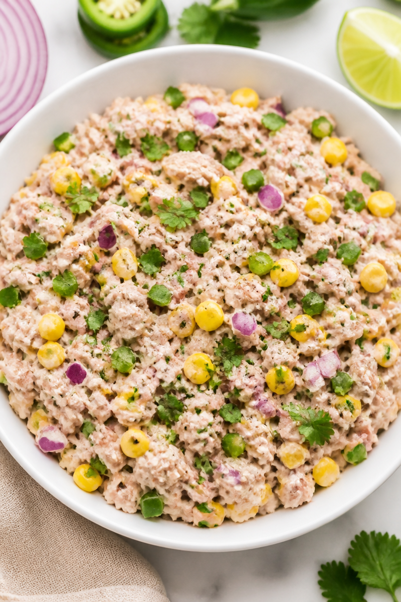 Spicy Jalapeno And Sweet Corn Tuna Salad Recipe