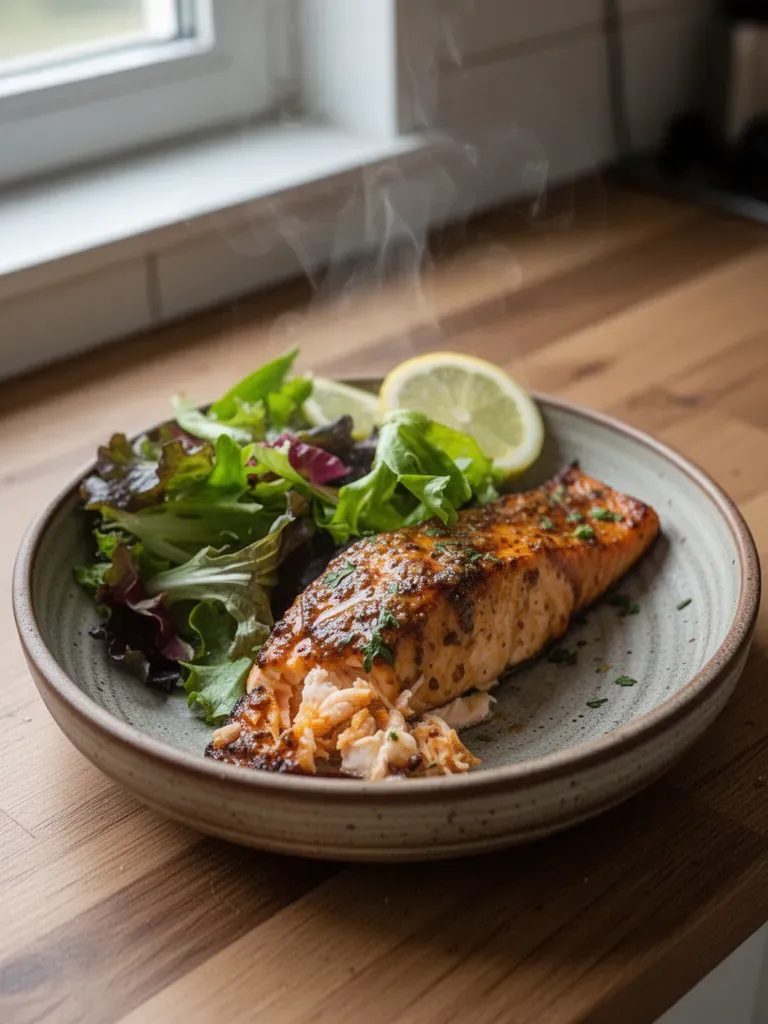 Air Fryer Honey Mustard Salmon