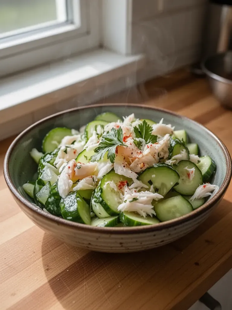 Cucumber Salad with Crab Meat: A Refreshing Summer Must-Try