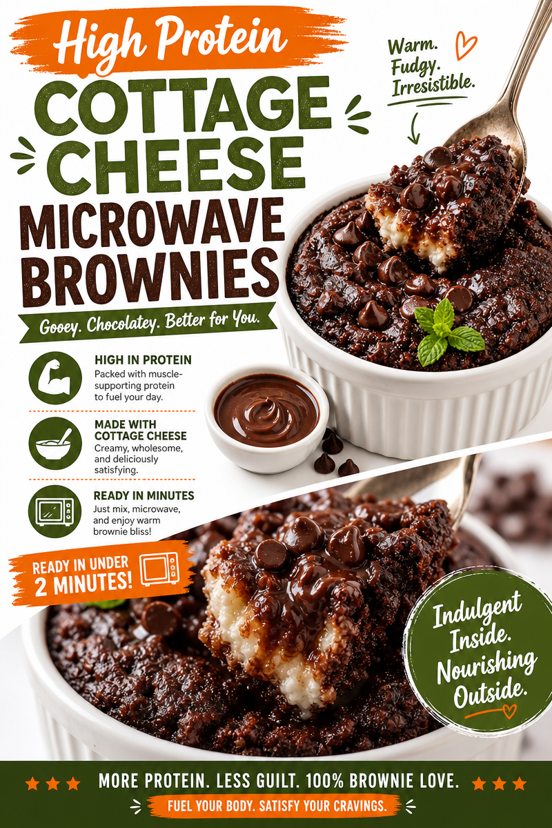 High Protein Cottage Cheese Microwave Brownies Cottage Cheese Microwave Brownies High Protein Cottage Cheese Microwave Brownies
