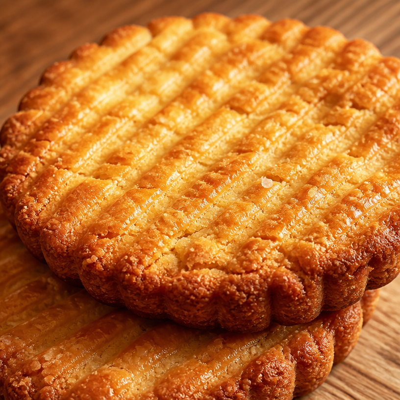 Biscuits au beurre salé français