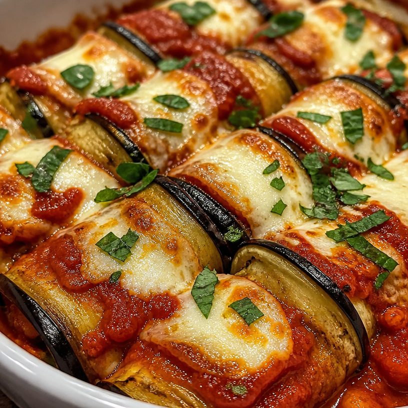 Healthy Eggplant Rollatini