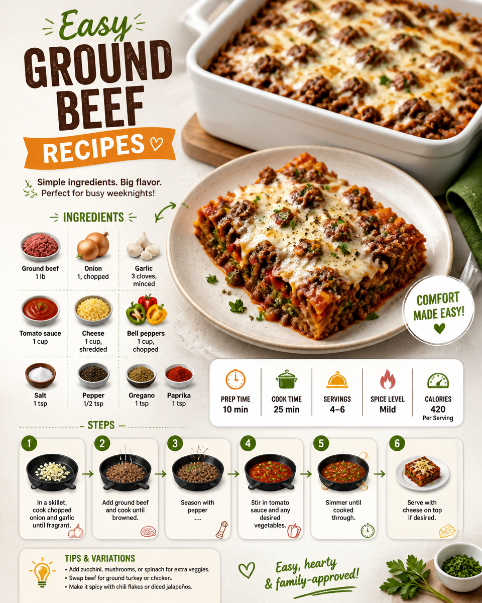 Easy Ground Beef Recipes