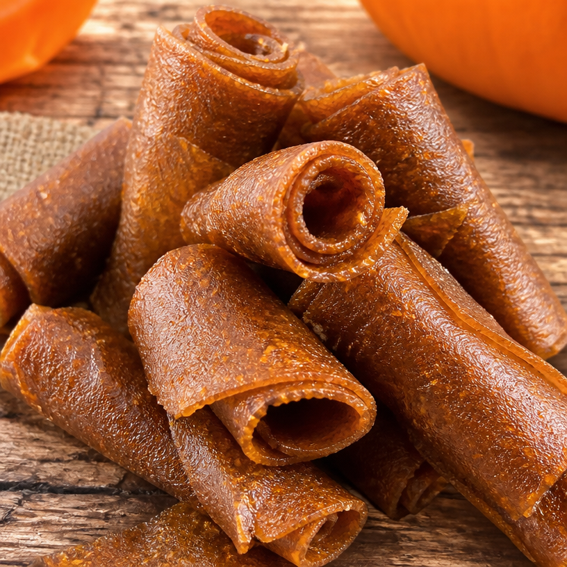 Homemade Dehydrator Pumpkin Leather Dog Treats