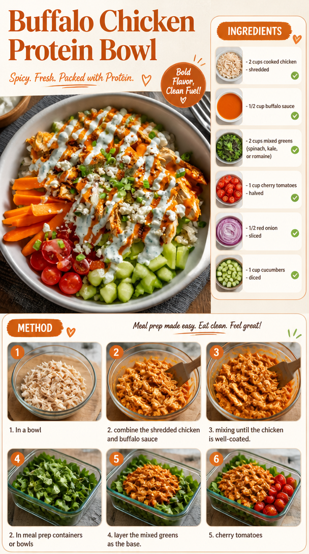 Buffalo Chicken Protein Bowl