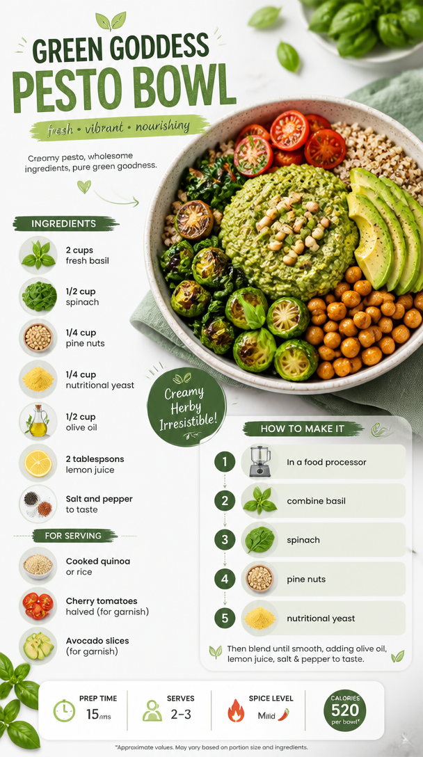 Green Goddess Pesto Bowls