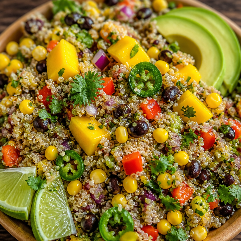 Mango Quinoa Salad Party (Vegan)