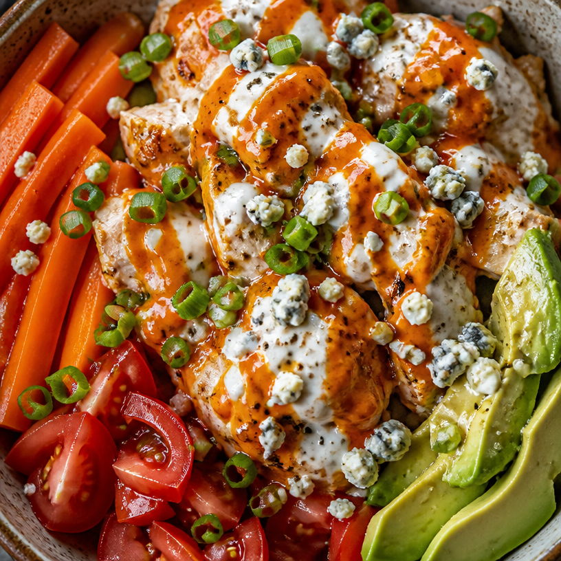Buffalo Chicken Protein Bowl