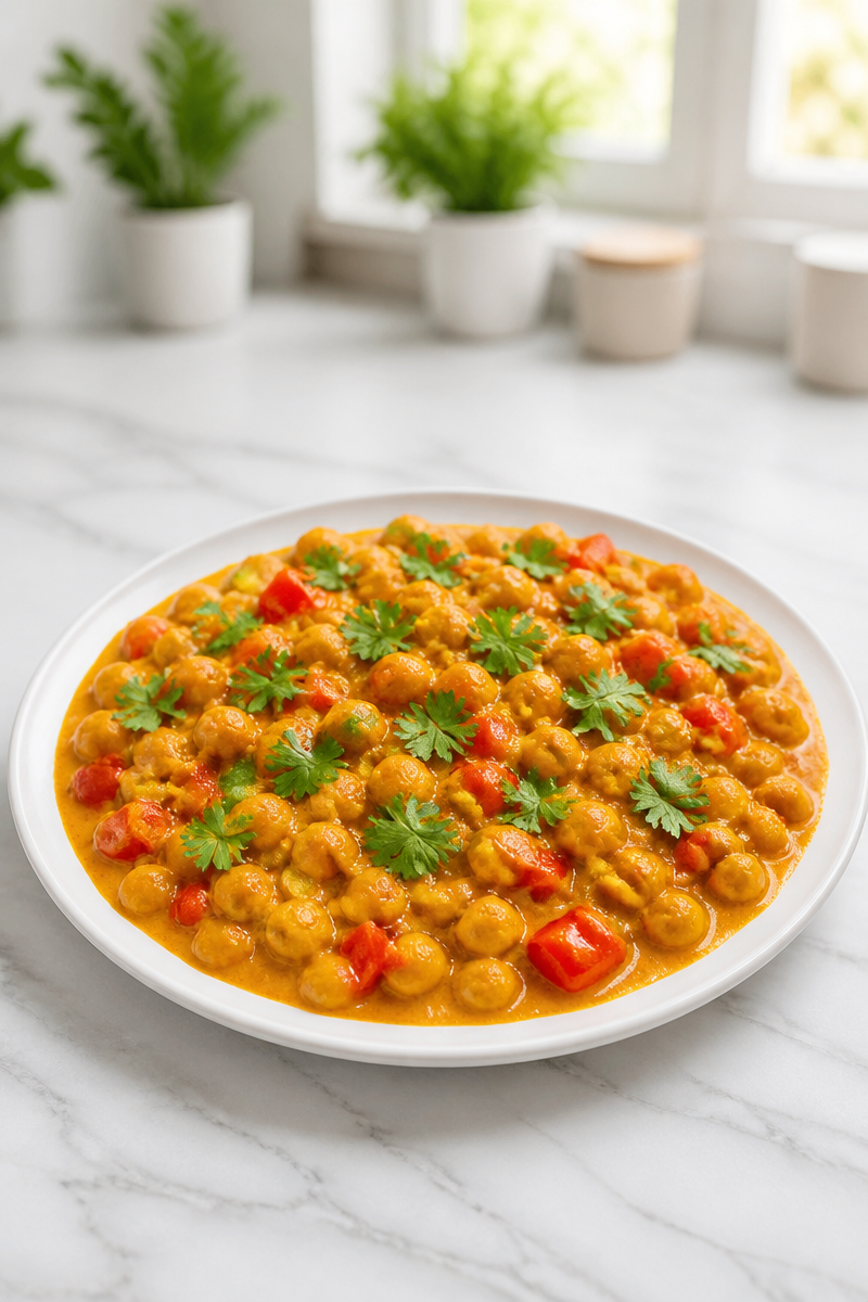 Spicy Coconut Milk Chickpea Curry Lunch 5 Spicy Coconut Milk Chickpea Curry Lunch