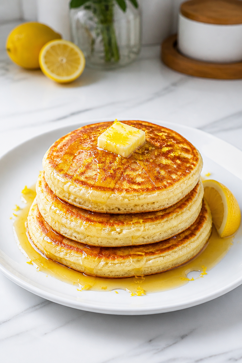Fluffy Ricotta And Lemon Zest Pancake Breakfast 5 Fluffy Ricotta And Lemon Zest Pancake Breakfast