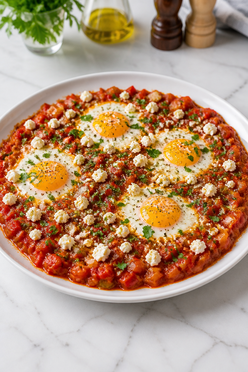 Classic Mediterranean Shakshuka Baked Egg Breakfast 5 Classic Mediterranean Shakshuka Baked Egg Breakfast