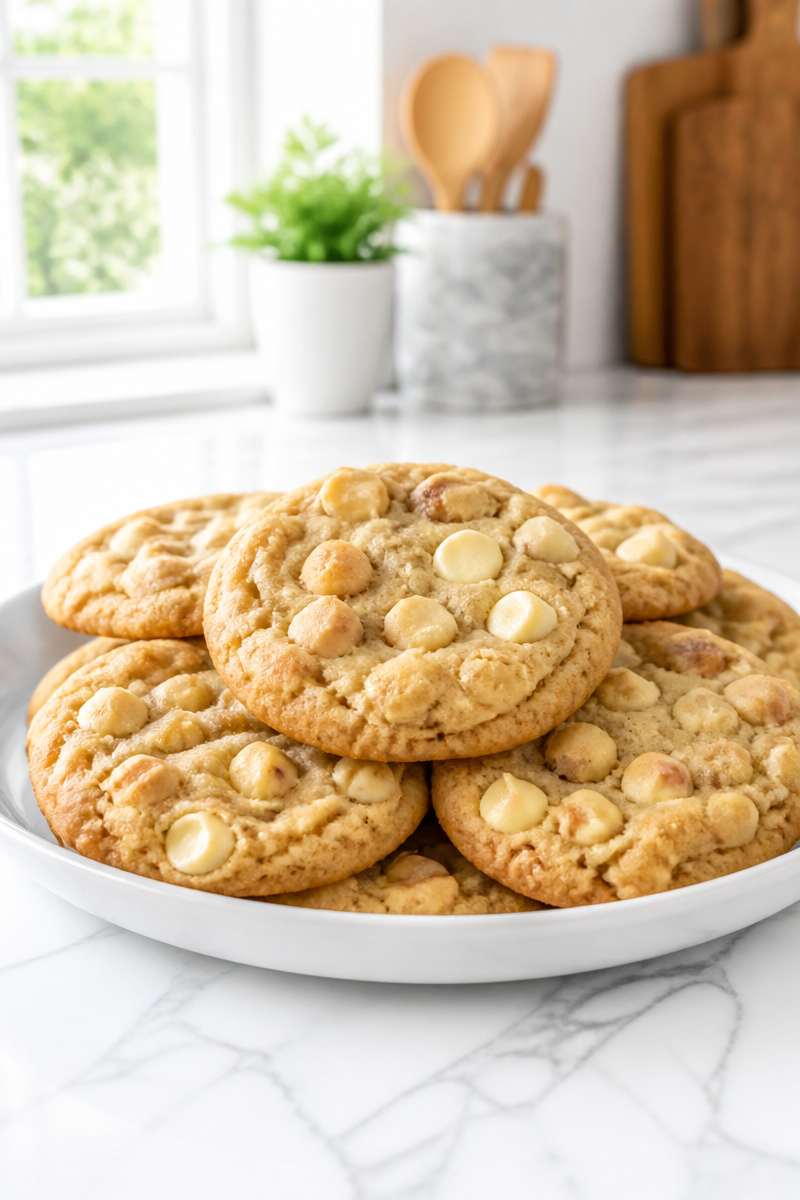 Soft Chewy White Chocolate Macadamia Nut Cookie 5 Soft Chewy White Chocolate Macadamia Nut Cookie
