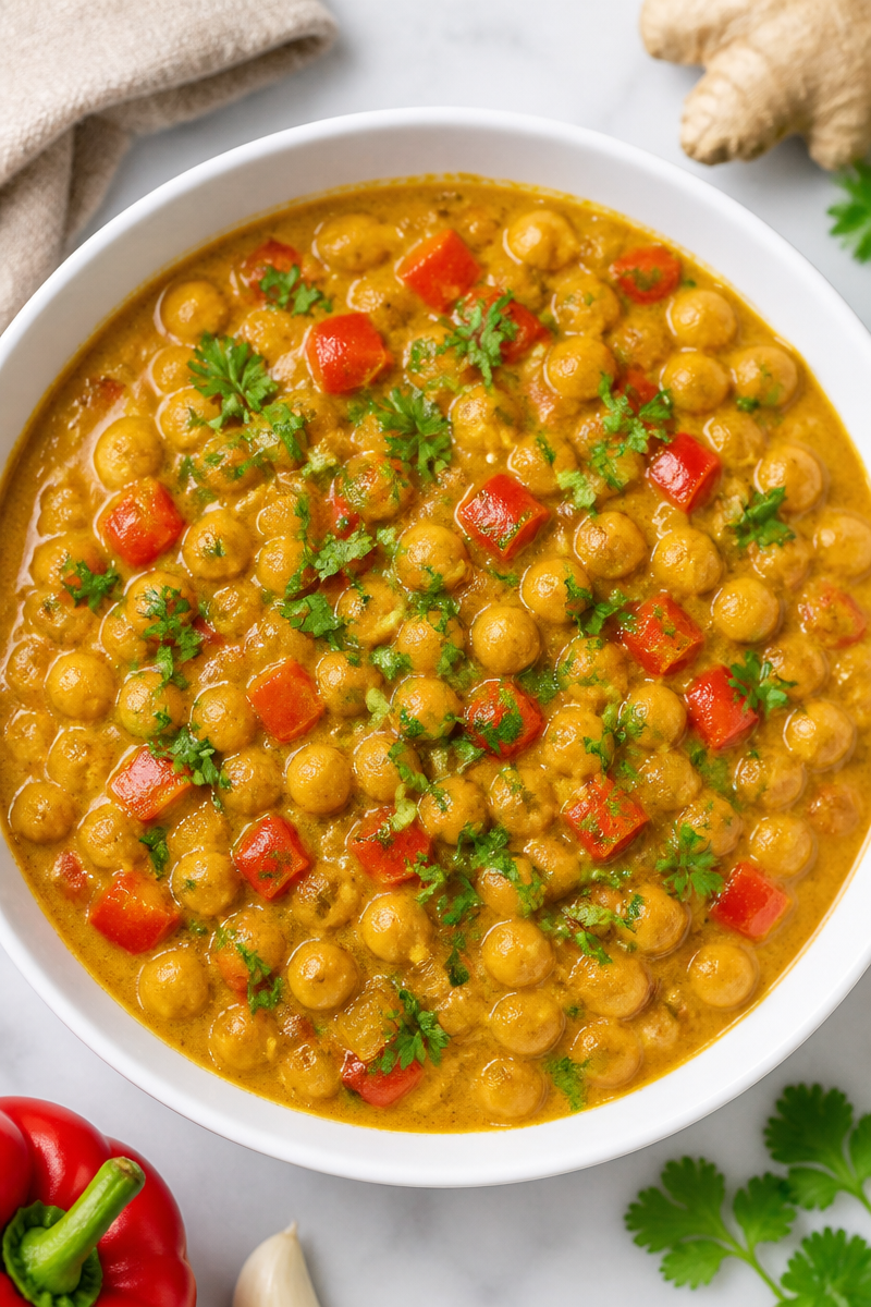 Spicy Coconut Milk Chickpea Curry Lunch 6 Spicy Coconut Milk Chickpea Curry Lunch
