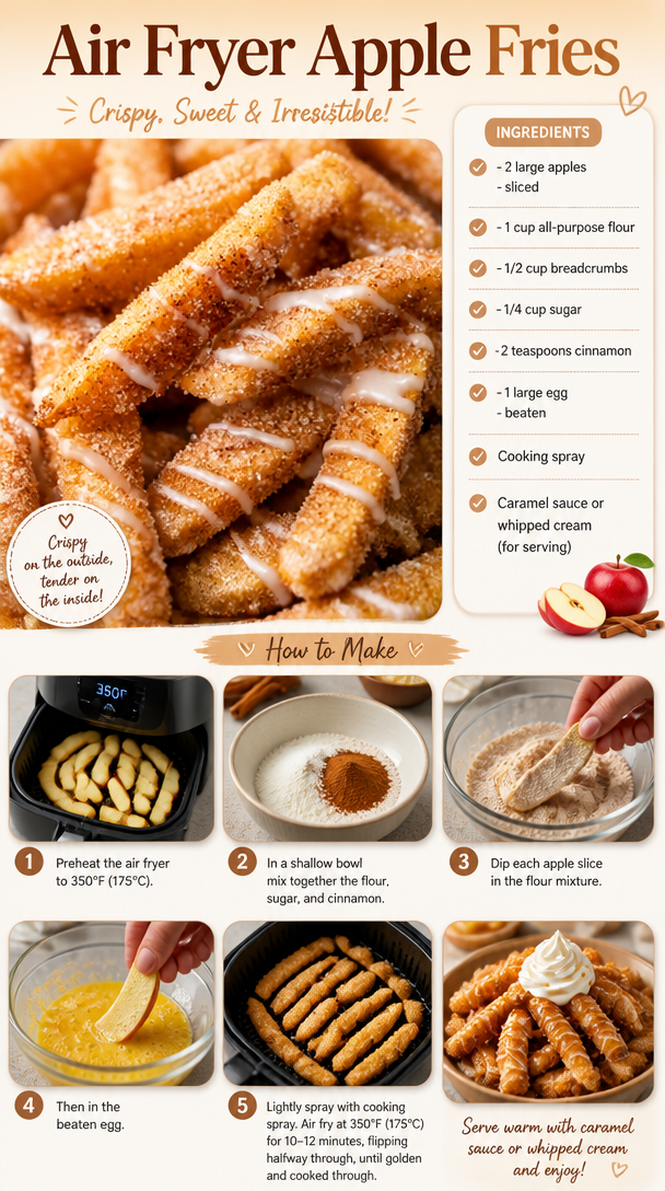Air Fryer Apple Fries